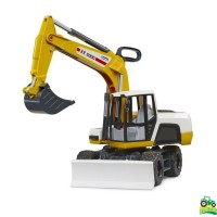 Excavator pe roți Bruder