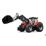 Tractor Massey Ferguson 7624 cu încărcător frontal Bruder
