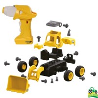 Set RC Încărcător frontal Jamara, 27 piese, cu șurubelniță fără fir Jamara