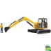 Excavator mini cu șenile CAT cu muncitor Bruder